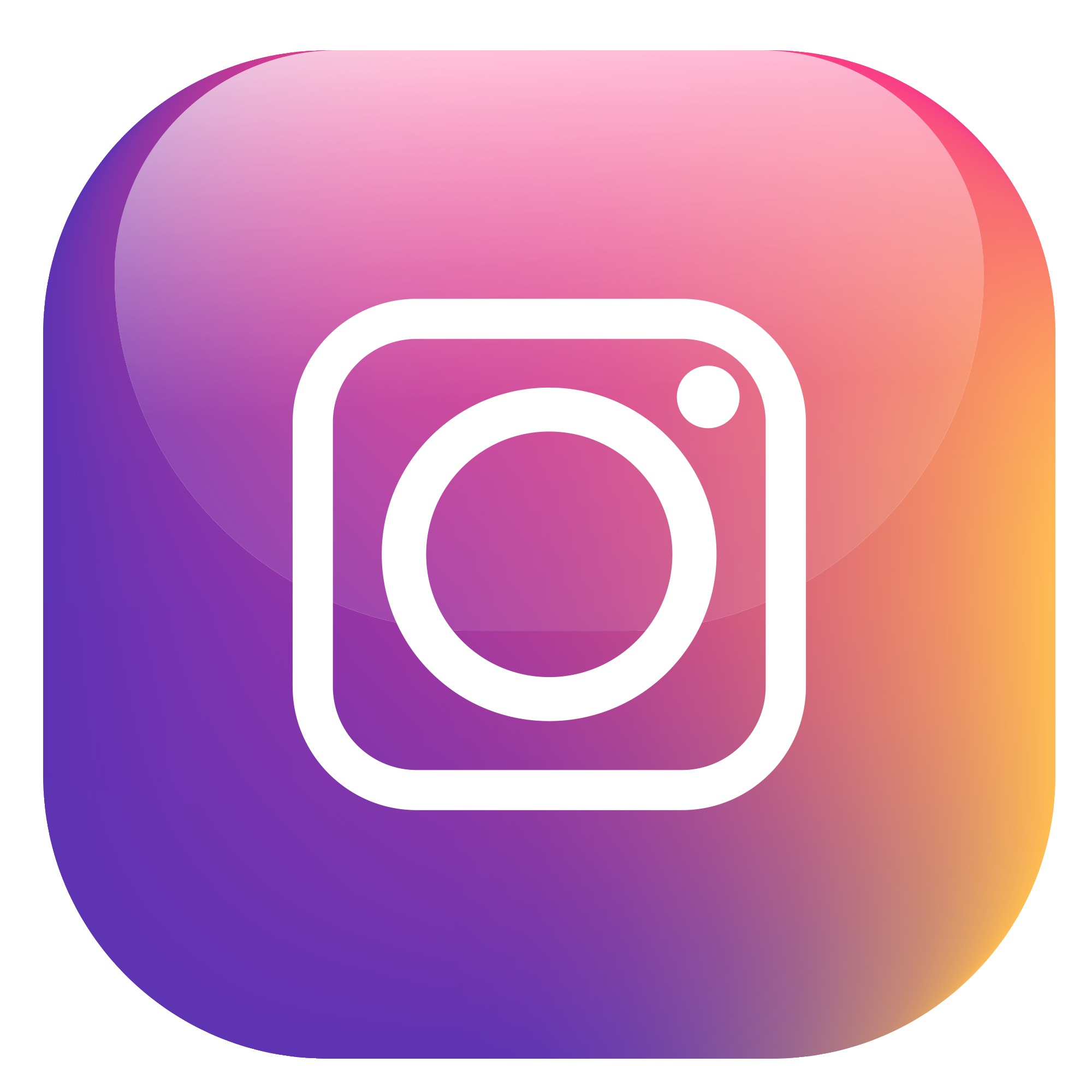 Vector Instagram button PNG